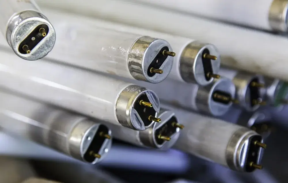 Fluorescent tube coffins